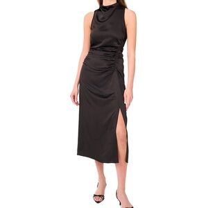 Elegant Black Sleeveless Dress